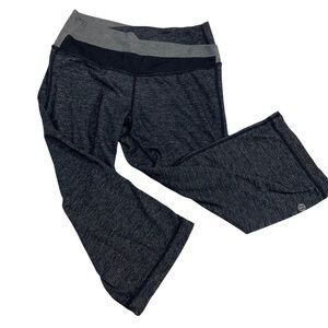 LULULEMON Astro Cropped Grey Capri Straight Leg Leggings Size 4